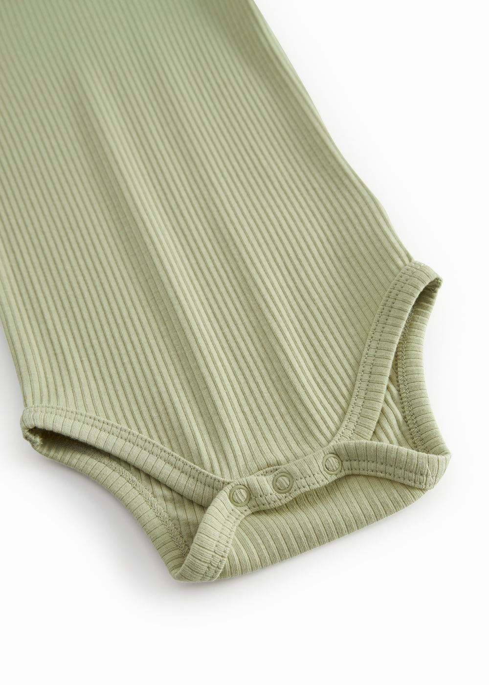 Lime green short-sleeved baby bodystocking