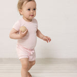 Red baby bloomers and matching t-shirt