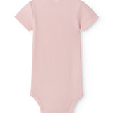 Lyserød kortærmet baby bodystocking