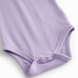 Lilla kortærmet baby bodystocking i modal