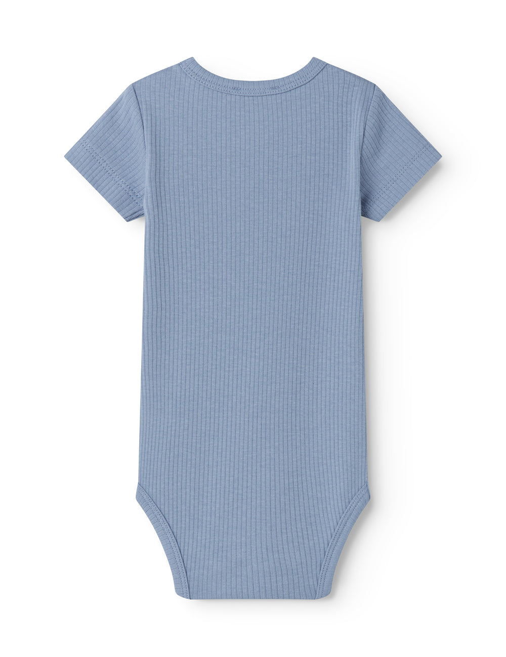 Lyseblå kortærmet baby bodystocking