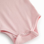 Red modal baby bodystocking without sleeves