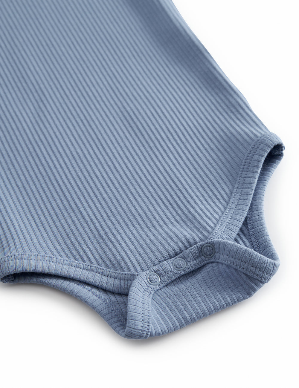 Lyseblå modal baby bodystocking uden ærmer