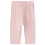 Lyseblå babybukser i ribstrikket modal