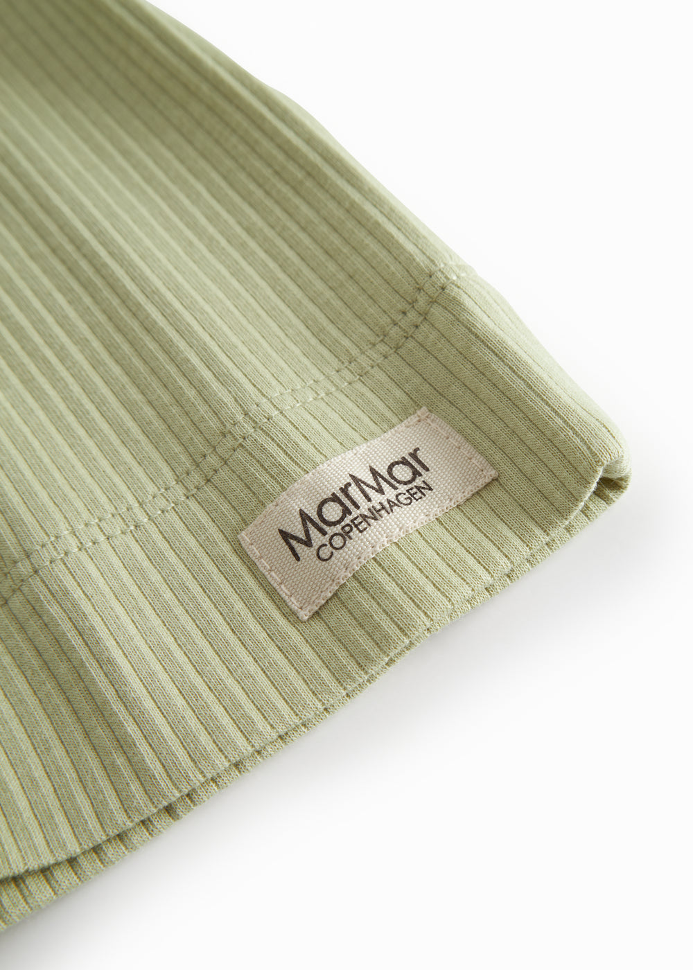 Light green langarm modal baby cardigan with buttons