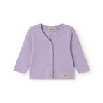 Lined baby cardigan with buttons