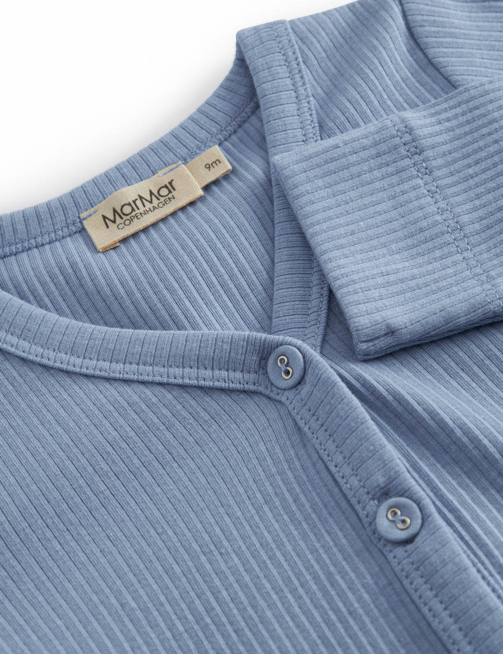 Light blue modal baby cardigan with buttons