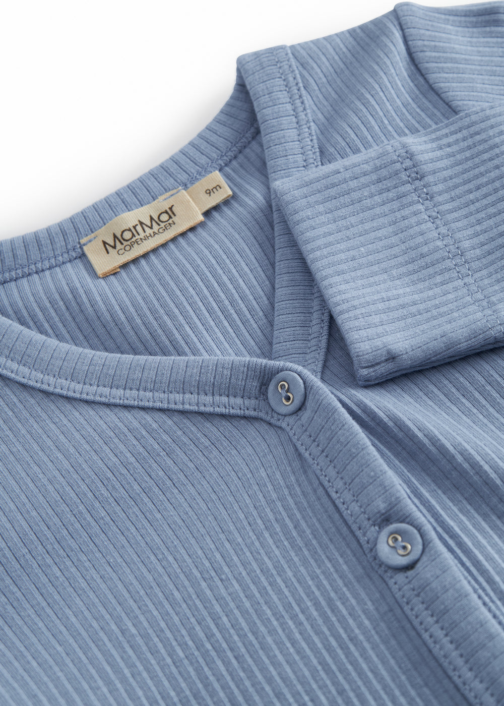 Light blue modal baby cardigan with buttons