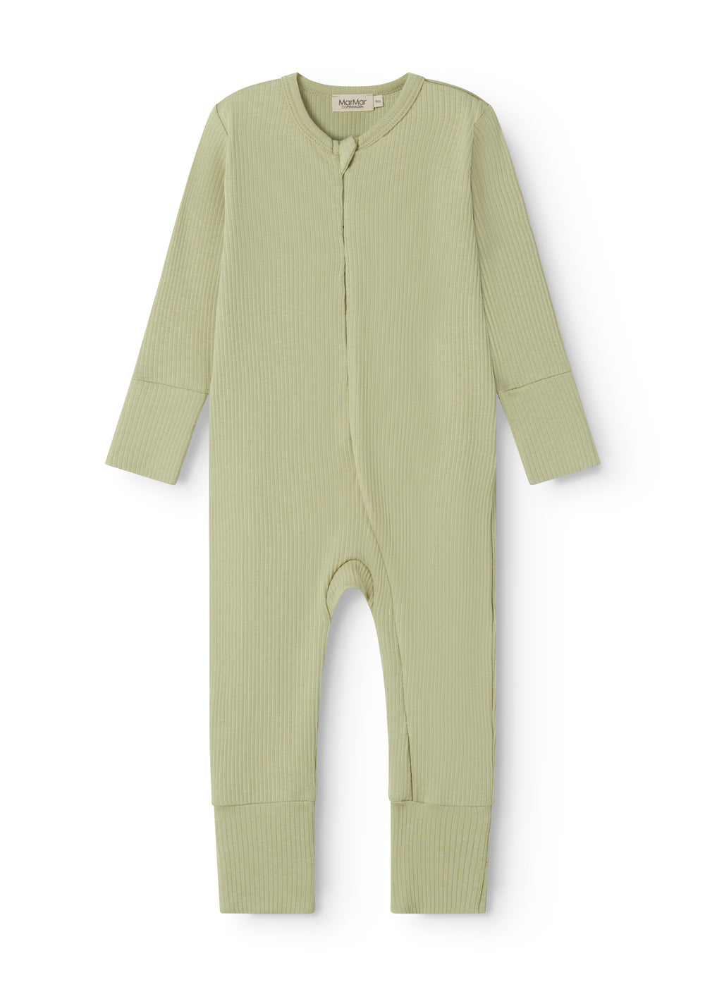 Light green langarm with zipper for children