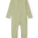 Light green langarm with zipper for children