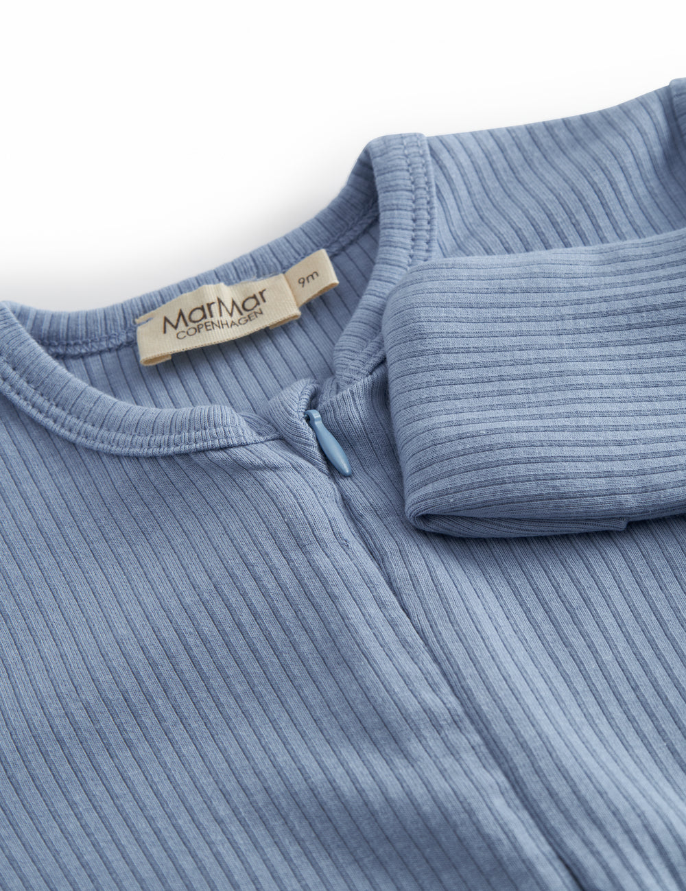 Light blue langarm with zipper for children