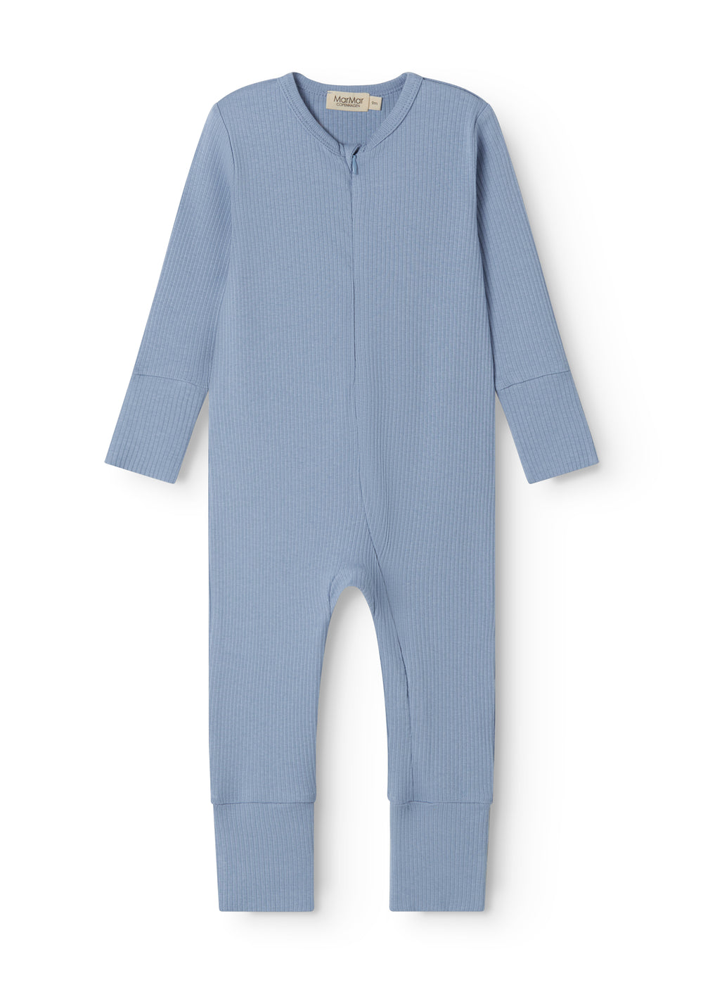 Light blue langarm with zipper for children