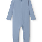 Light blue langarm with zipper for children