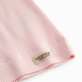 Sleeveless top in bright ribbed modal for children