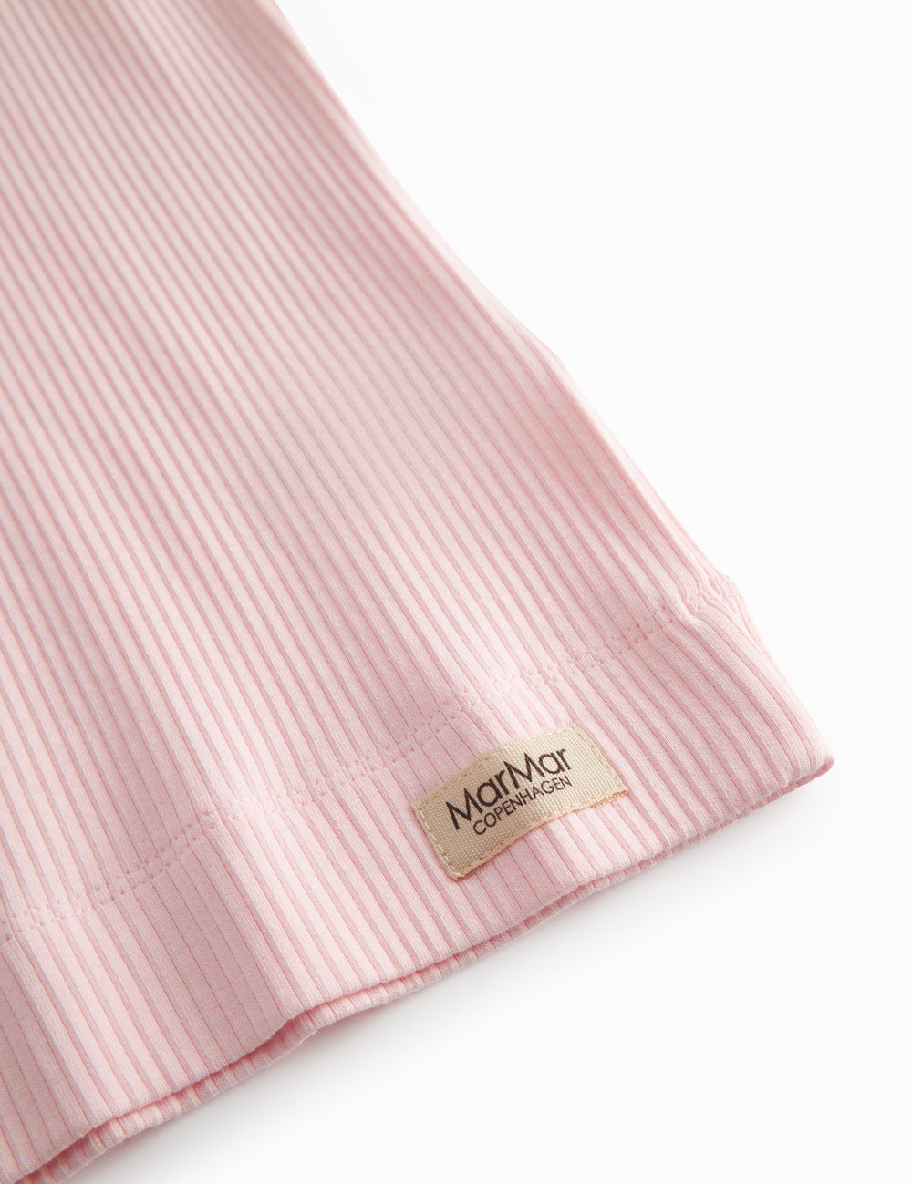 Short sleeve bright red modal t-shirt for children with button-up closure.