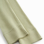 Lysegrøne ribstrikket modal leggings til børn