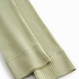 Lysegrøne ribstrikket modal leggings til børn