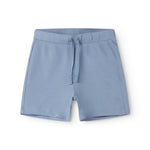 Lace blue knitted modal shorts with drawstrings for children