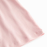 Langärmet lyserød ribstrikket kjole til børn

Translation: Bright red knitted dress with sleeves for children