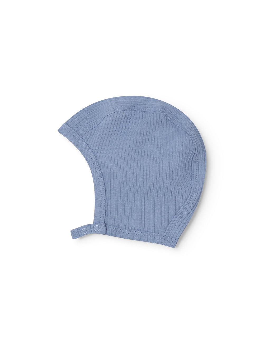 Lyseblå baby modal hue med trykknap