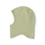 Lysegrøn ribbet elefanthue til baby