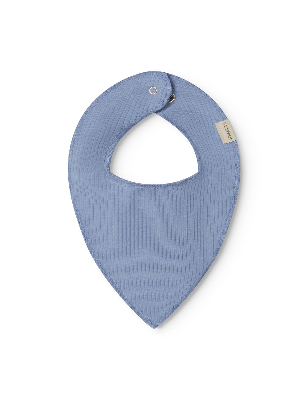 Lyseblå salvesmæk til baby med trykknap