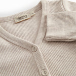 Beige modal cardigan for baby