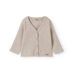Beige modal cardigan for baby