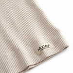 Beige modal ribbed t-shirt for children