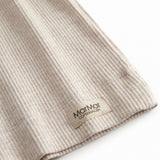 Beige long-sleeved modal t-shirt for children