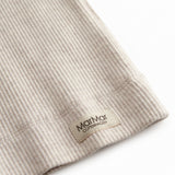 Beige short-sleeved modal t-shirt for children