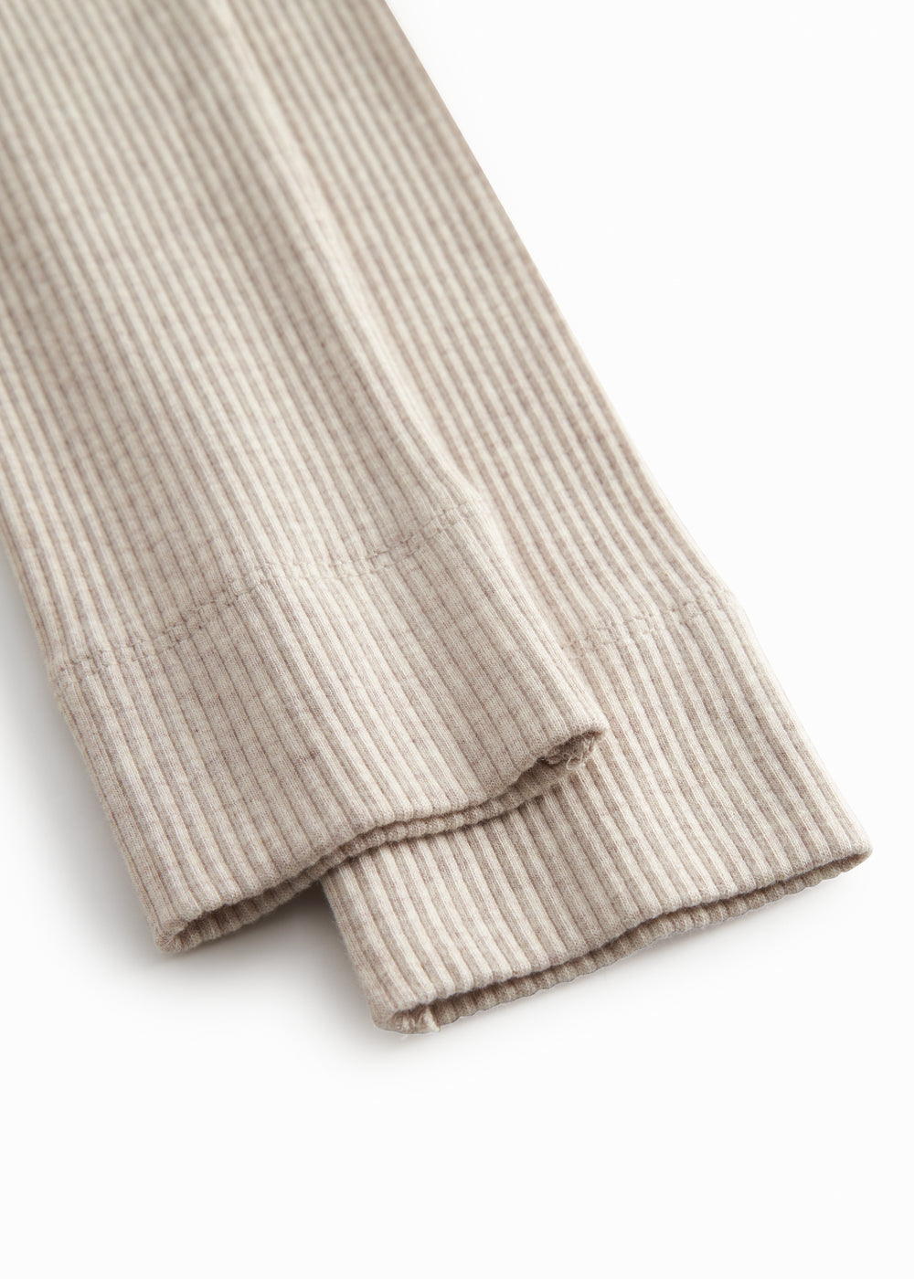 Beige modal leggings for baby and toddler