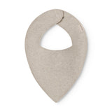 Beige baby salves that close with a button.