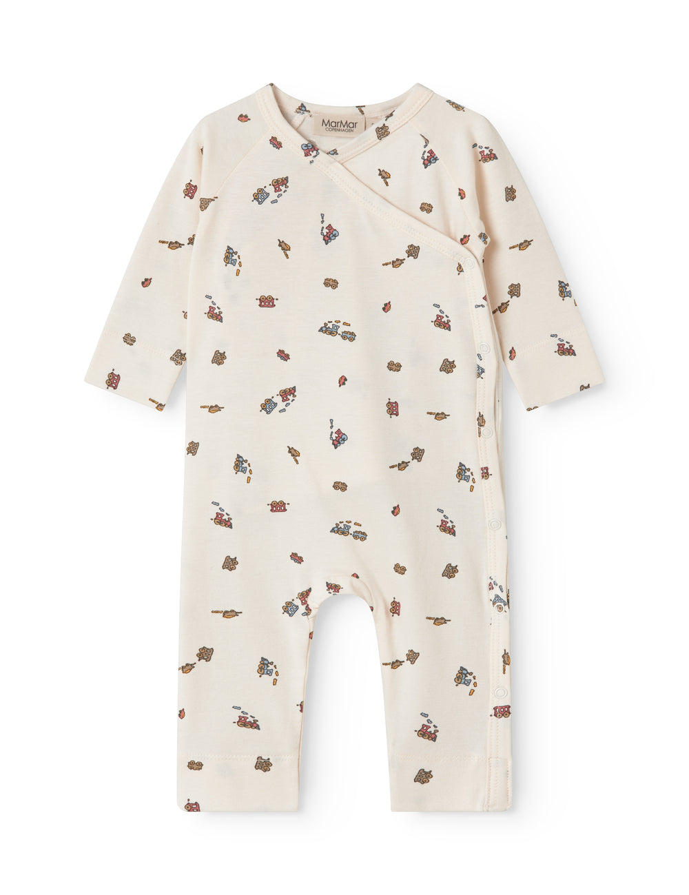 Heldragt til nyfødt med tog print

Translation: Heldragt for newborn with train print