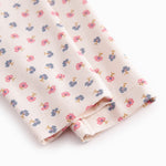 Baby pants with floral print for the newborns