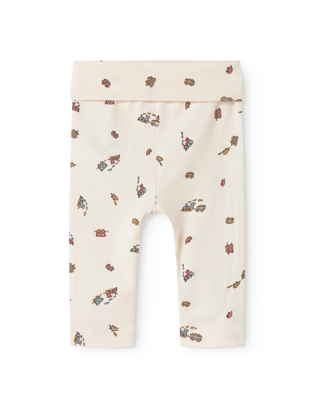 Babybukser med tog print til de nyfødte