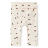 Babybukser med tog print til de nyfødte