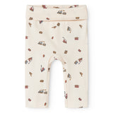 Baby pants with a tow print for the newborns
