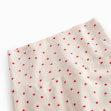 Shorts for newborns with a sweet heart print