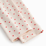 Shorts for newborns with a sweet heart print