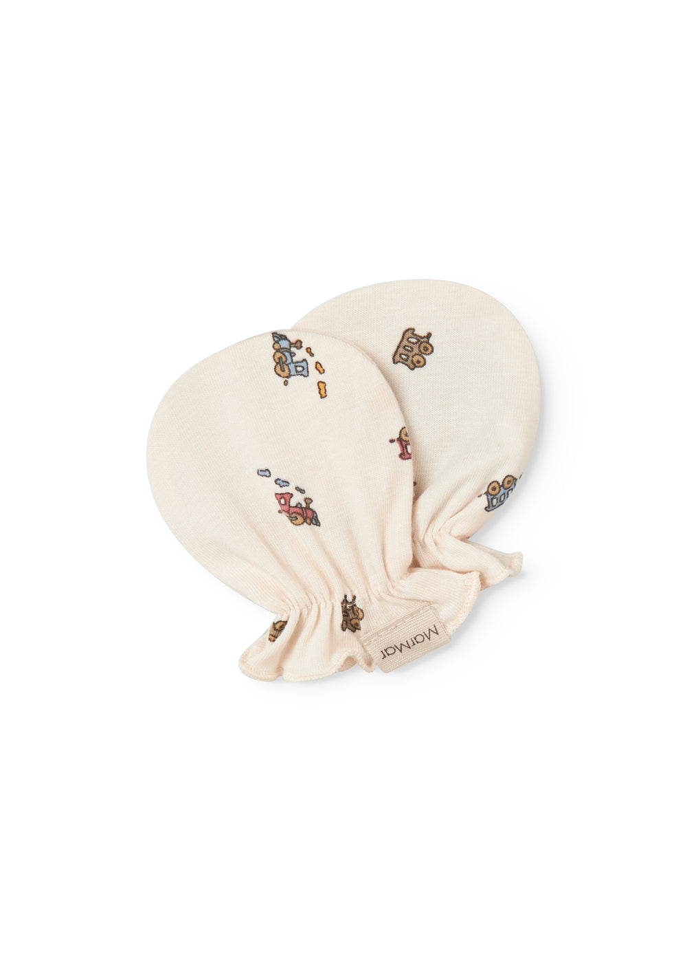 Baby luffer med tog print