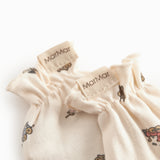 Baby blanket with train print