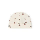 Baby hue til nyfødt med tog print