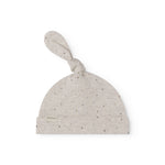 Beige baby hue for newborn with edge, knot, and a sweet print