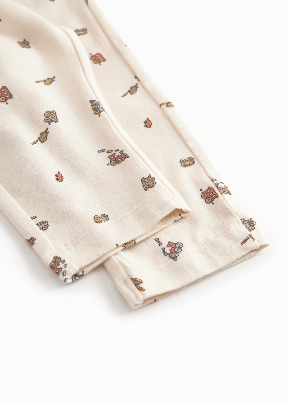 Jeans for children with train print