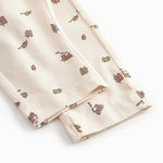 Jeans for children with train print