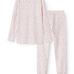 nattøj sæt til børn med blomster print