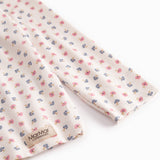 nattøj sæt til børn med blomster print