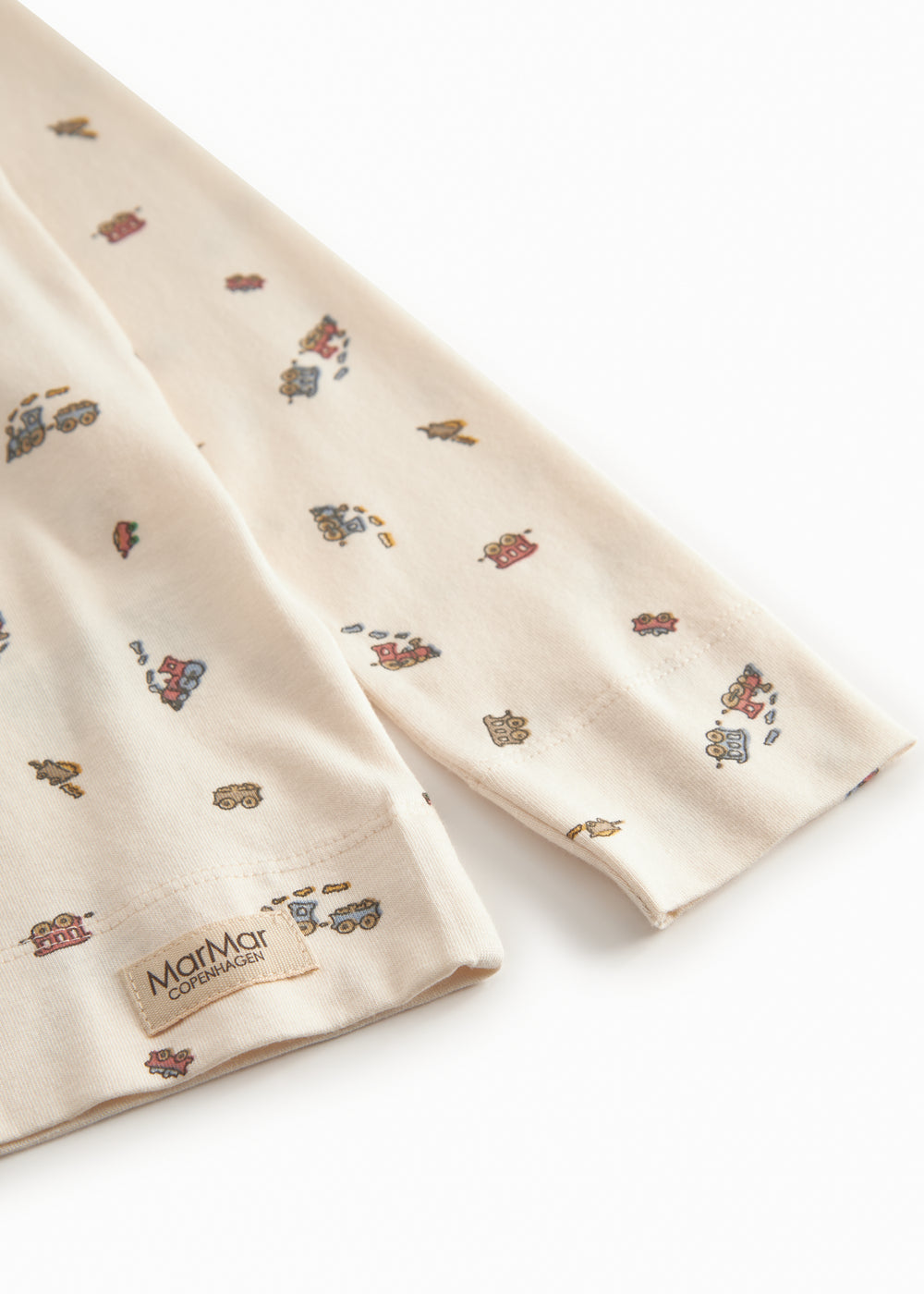 nattøj sæt til børn med tog print