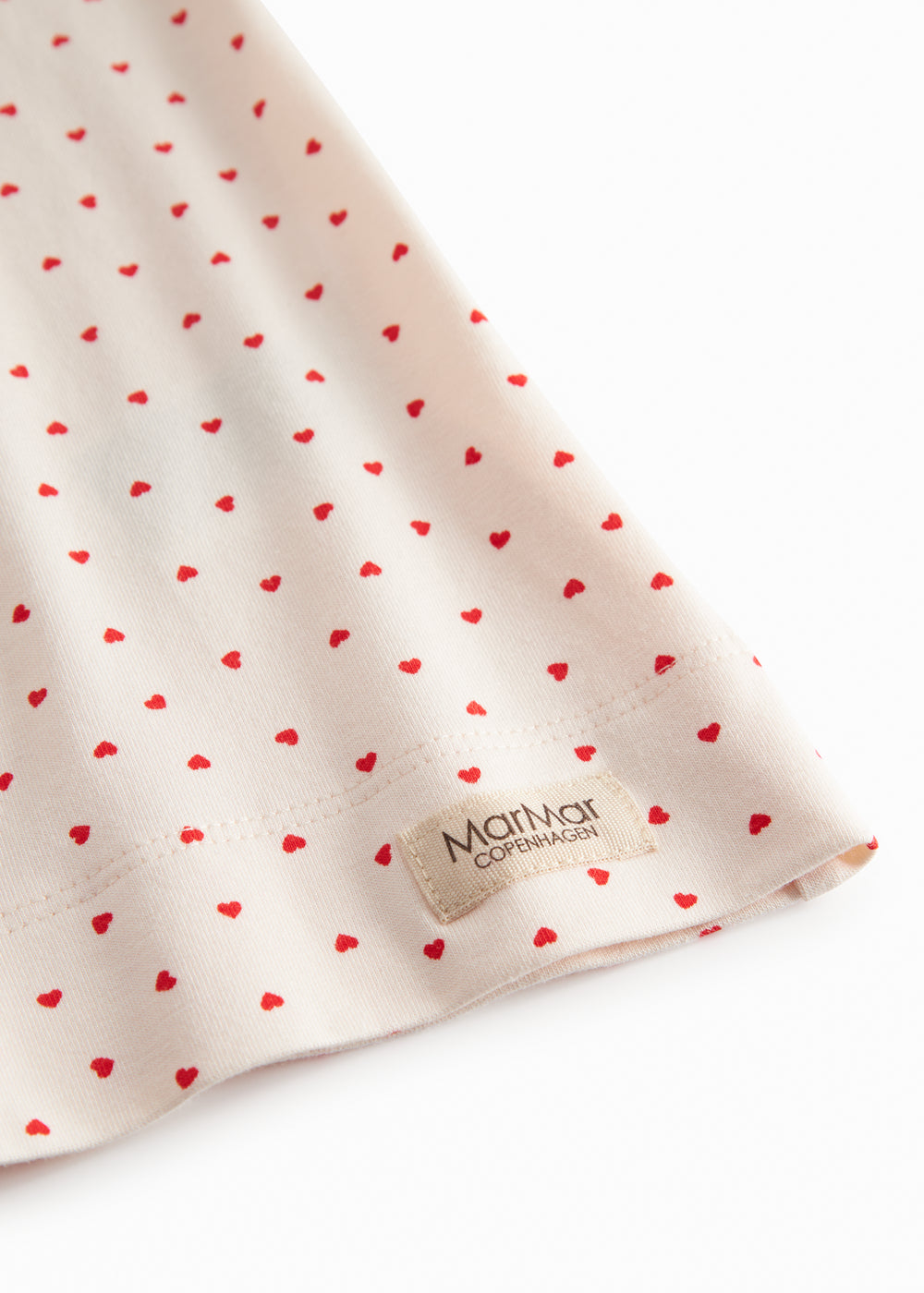 Shorts for children without sleeves and with a cute heart print.